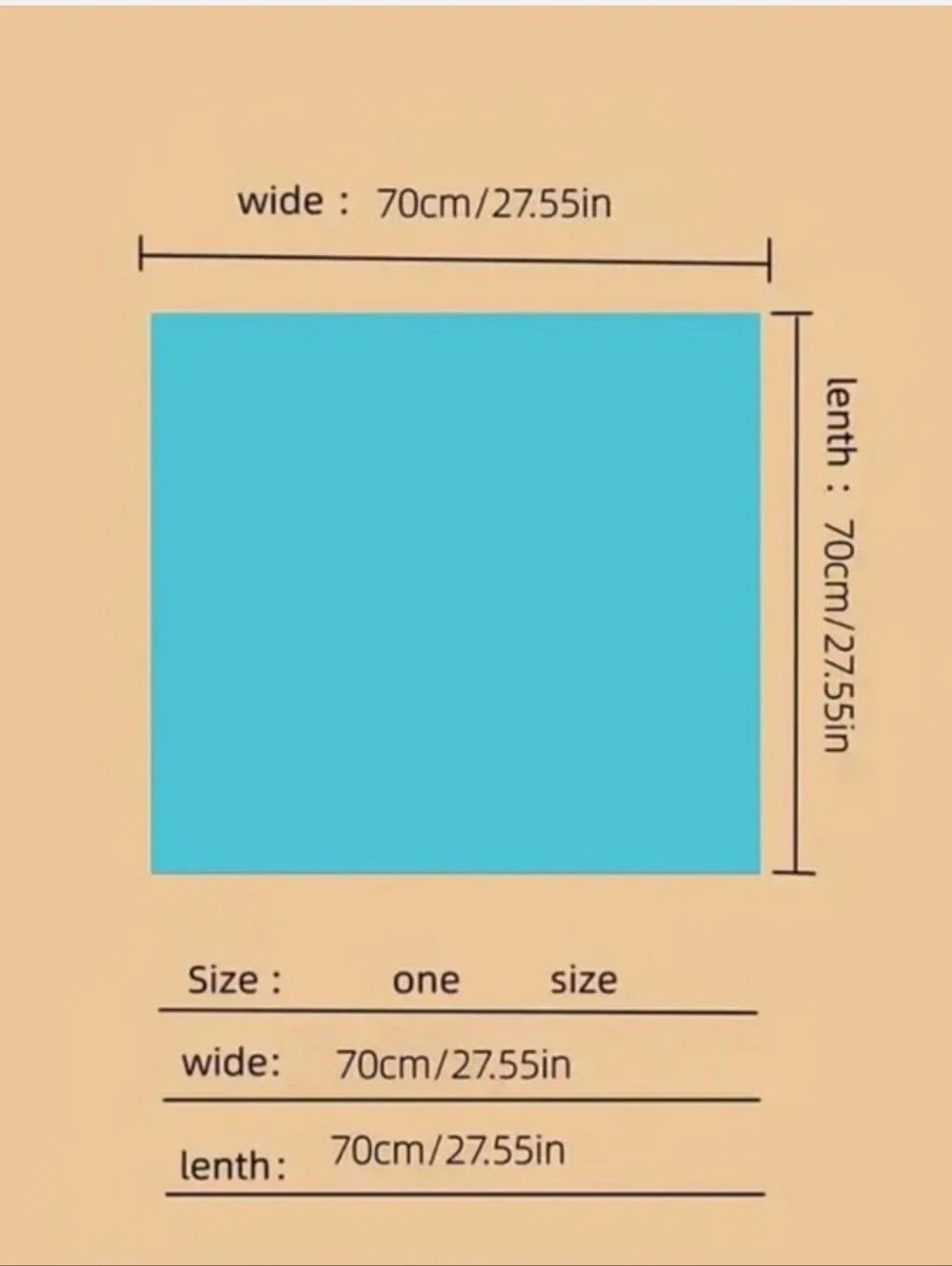 N/A silky square
